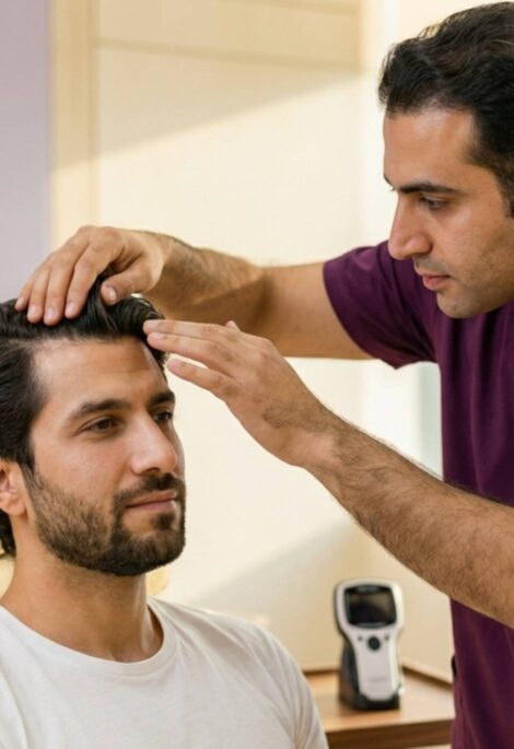 زراعة الشعر للرجال في تركيا لعلاج الصلع الوراثي والتساقط
